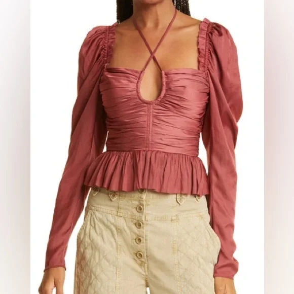 Ulla Johnson Mirelle Top Desert Rose - Picture 2 of 6